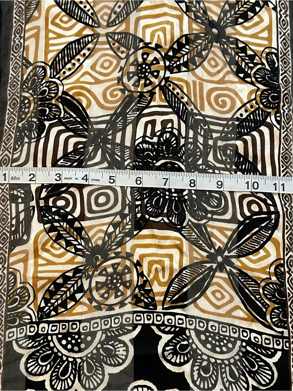 Adrienne Landau 100% Silk Floral Scarf